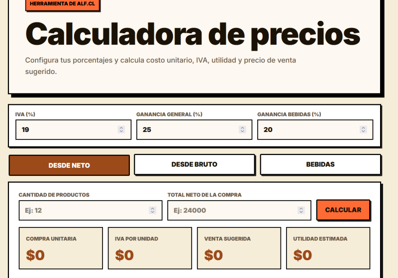 ¿No sabes cuánto cobrar? Esta herramienta te salva la vida